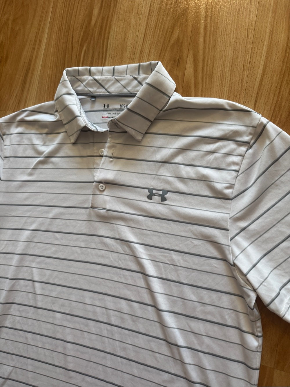 Under Armour ColdBlack Lightweight Performance Polo Collared Golf Shirt- Large